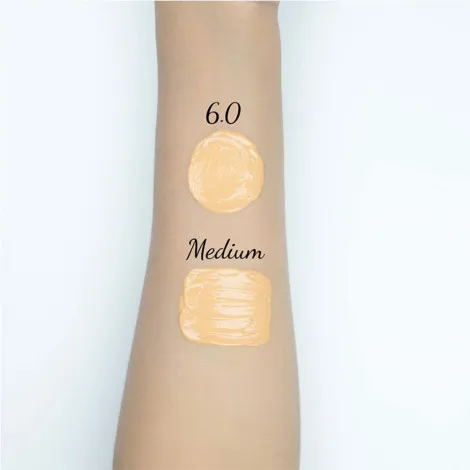 Gueriness Full Cover Matte Foundation - 6.0 Medium (Hong Kong)