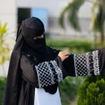 Premium 3-Piece Dubai Fabric Abaya Set with Original Embroidery (Koti, Inner & Hijab)