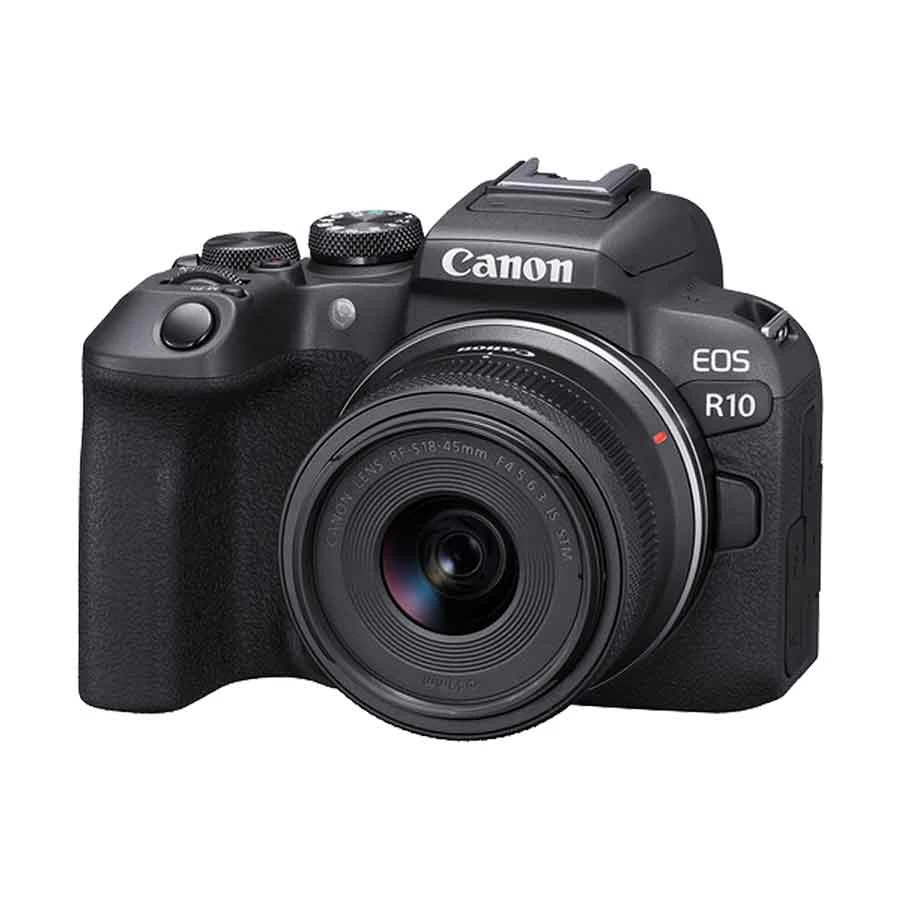 Canon EOS R10 Mirrorless Camera with RF-S 18-45mm IS STM Lens Black