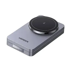 Ugreen W528 (45056) 15W QI 2-in-1 Grey Magnetic Wireless Charger with Stand