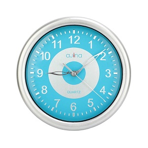 Logan Classic Wall Clock-Blue Step