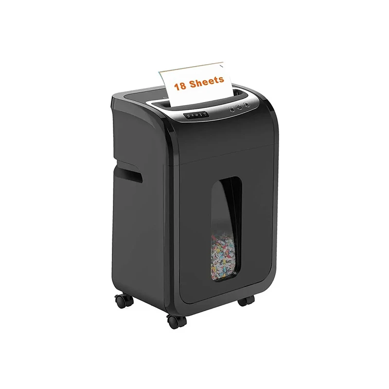 Ofitech OS1801Ci (60 Mins) Cross Cut 18 Sheet Black Paper Shredder