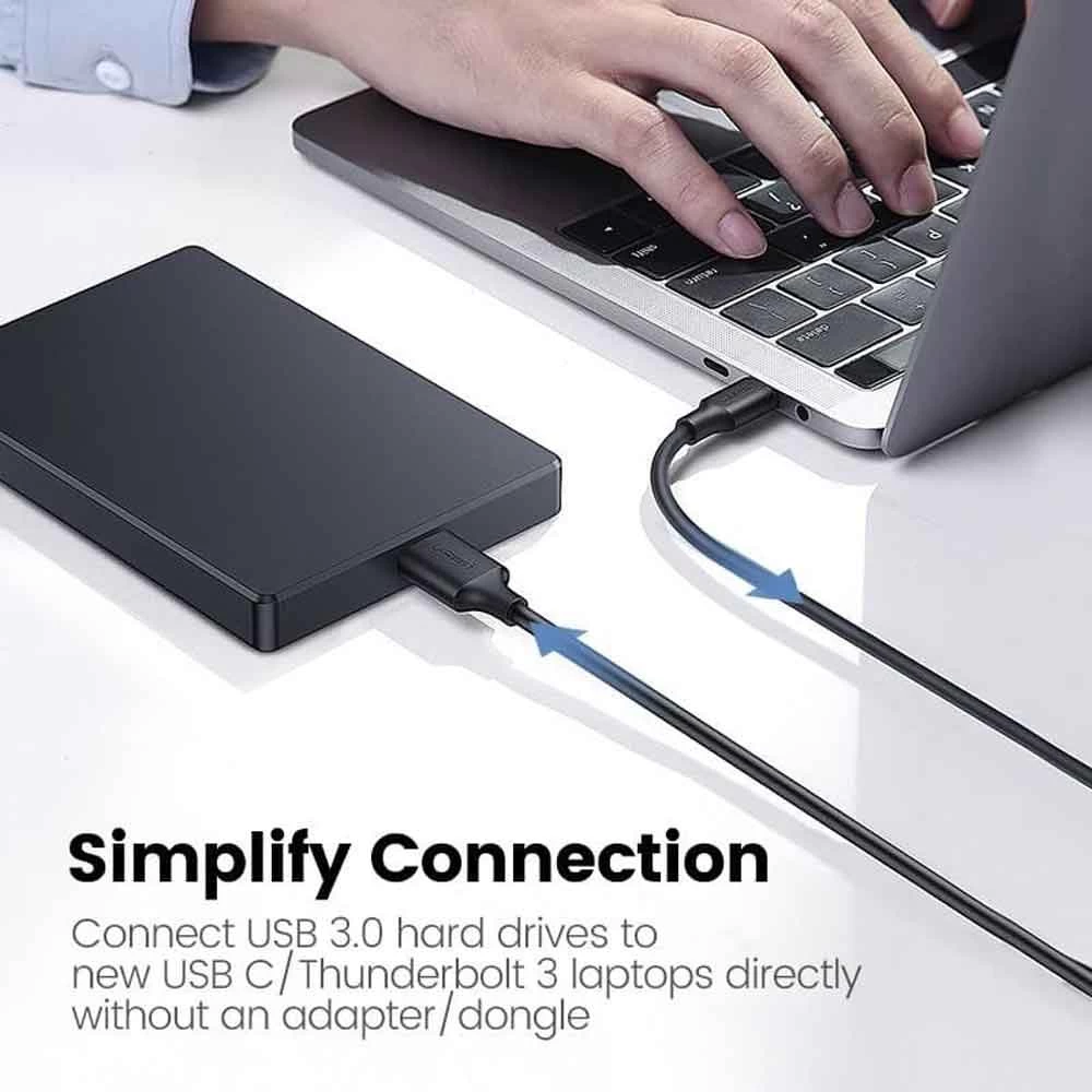 UGREEN 20103 USB-C to Micro-B 5Gbps Cable 1 Meter Black