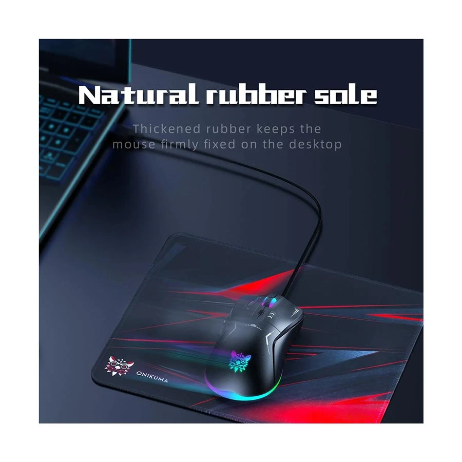 Onikuma TZ5006 Gaming Keyboard, Mouse, Pad, Headphone & Stand Combo