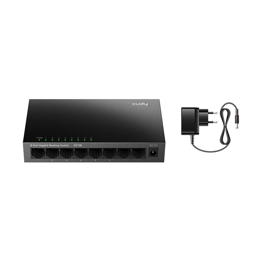 Cudy GS108 8 Port 10/100/1000Mbps Ethernet Desktop Switch