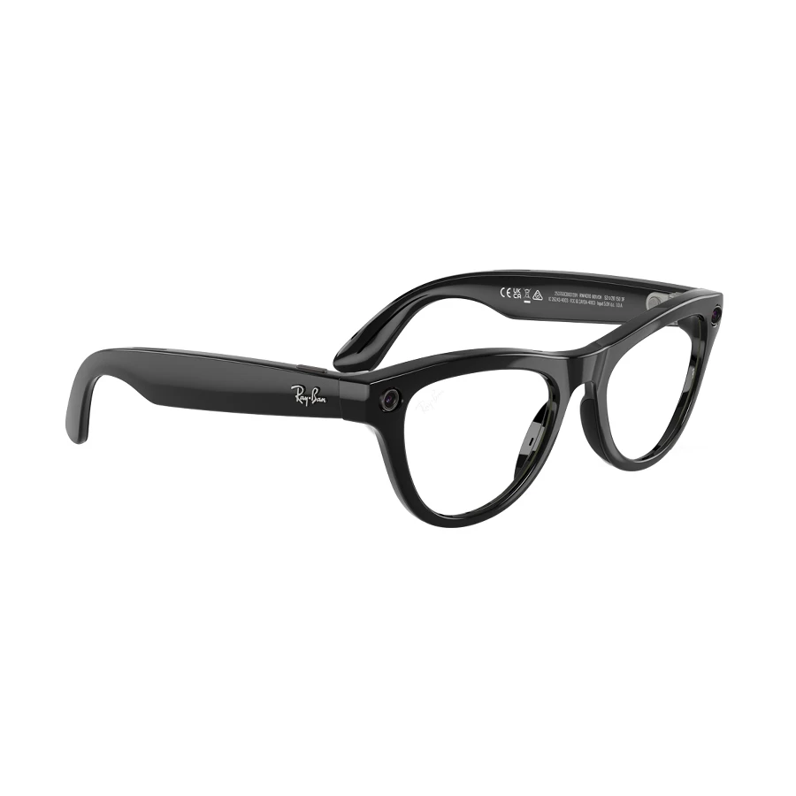 Meta Ray-Ban Skyler Gen 1 Smart Glass Shiny Black Amethyst Lens