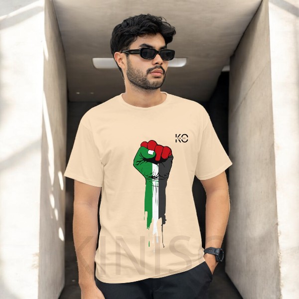 Islamic T-shirt – Palestine – Modest Men’s Crew Neck Half Sleeve tshirt