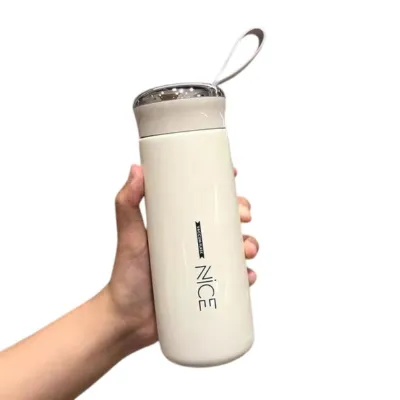 400ml Vacuum Water Bottle – Hot & Cold Thermos with Stylish Leak-Proof Design