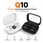Q10 HiFi Stereo Sports Wireless Earbuds – 4-in-1 Combo Set (2 Pairs)