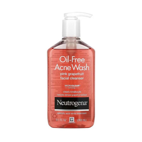 Neutrogena Oil-Free Acne Wash Pink Grapefruit Facial Cleanser 269ml (USA)