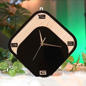 Digital Wooden Wall Clock