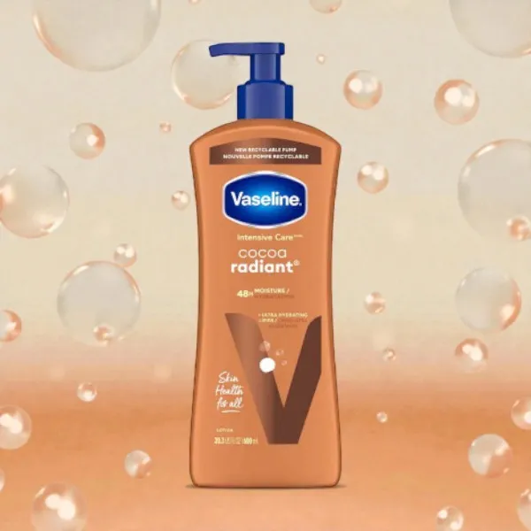 Vaseline Intensive Care Cocoa Rediant 48H Moisture Body Lotion 600ml (Canada)