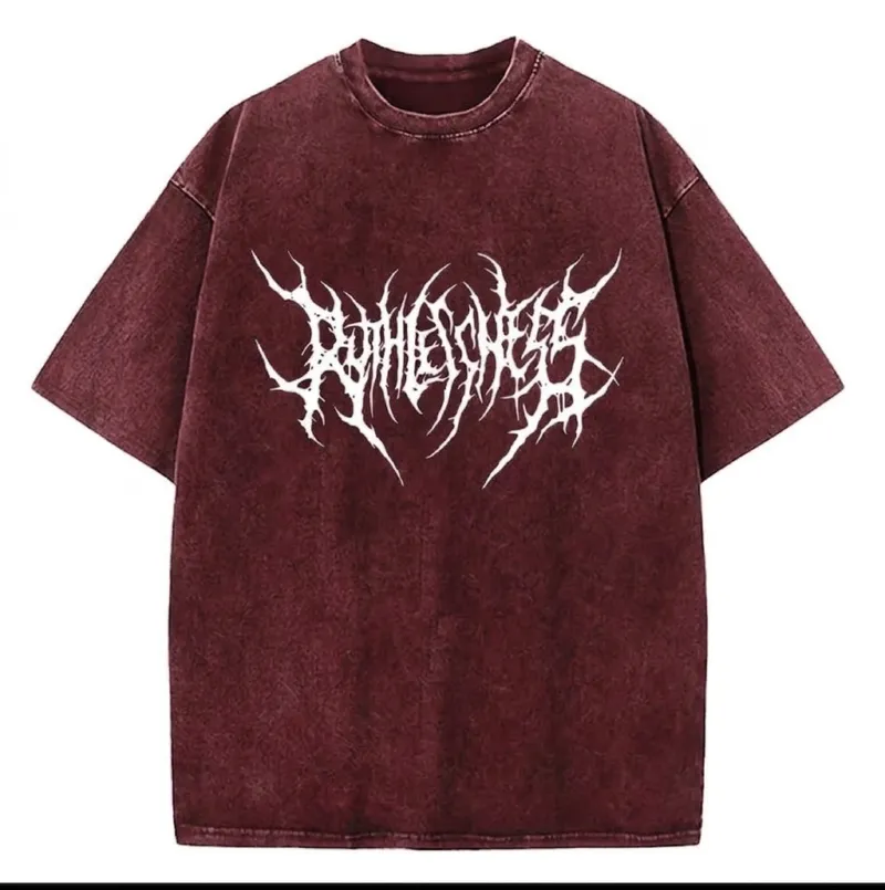 Men's Acid Wash Drop Shoulder T-Shirt, Pure Cotton 250 GSM