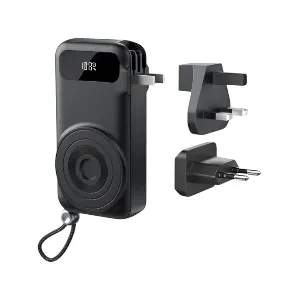 Vention FHXB0 10000mAh 22.5W PD & QC Travel Power Bank – Black