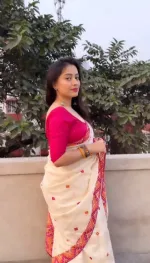 Light Resham Silk Saree with Screen Print, 6 Colour Choices