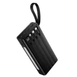 Hoco J155 Shine 20000mAh 22.5W & PD 20W Power Bank with 4 Built-in Cables