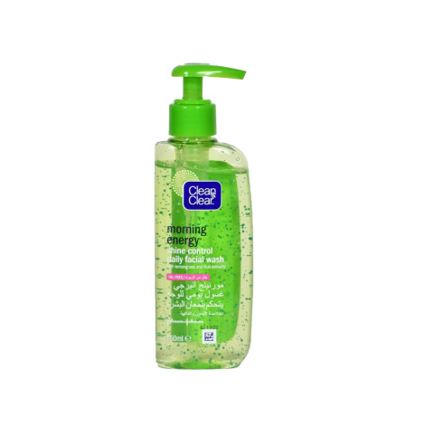 Clean & Clear Morining Energy Shine Control Daliy Facial Wash 150ml (UAE)