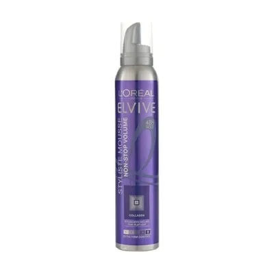 L’Oreal Elvive 48H Hold Styliste Non-Stop Volume Mousse 200ml (France)