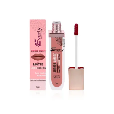 Everly Beauties Aurora Matte Liquid Lipstick - Moonlit Mocha (China)