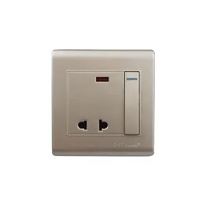 NT blu-ray Primo Golden 10A 2 Pin  MF Socket With Switch