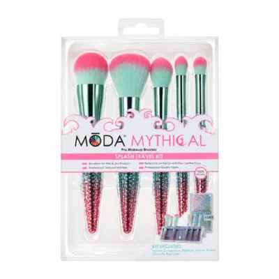 Royal & Langnickel MŌDA Mythical Makeup Brush - 6pc Travel Kit (China)