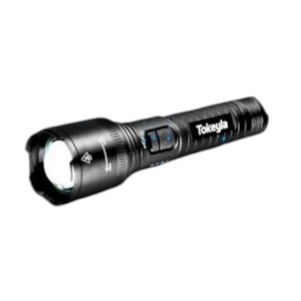 Rechargeable Waterproof Zoom LED Flashlight USB Torch Light