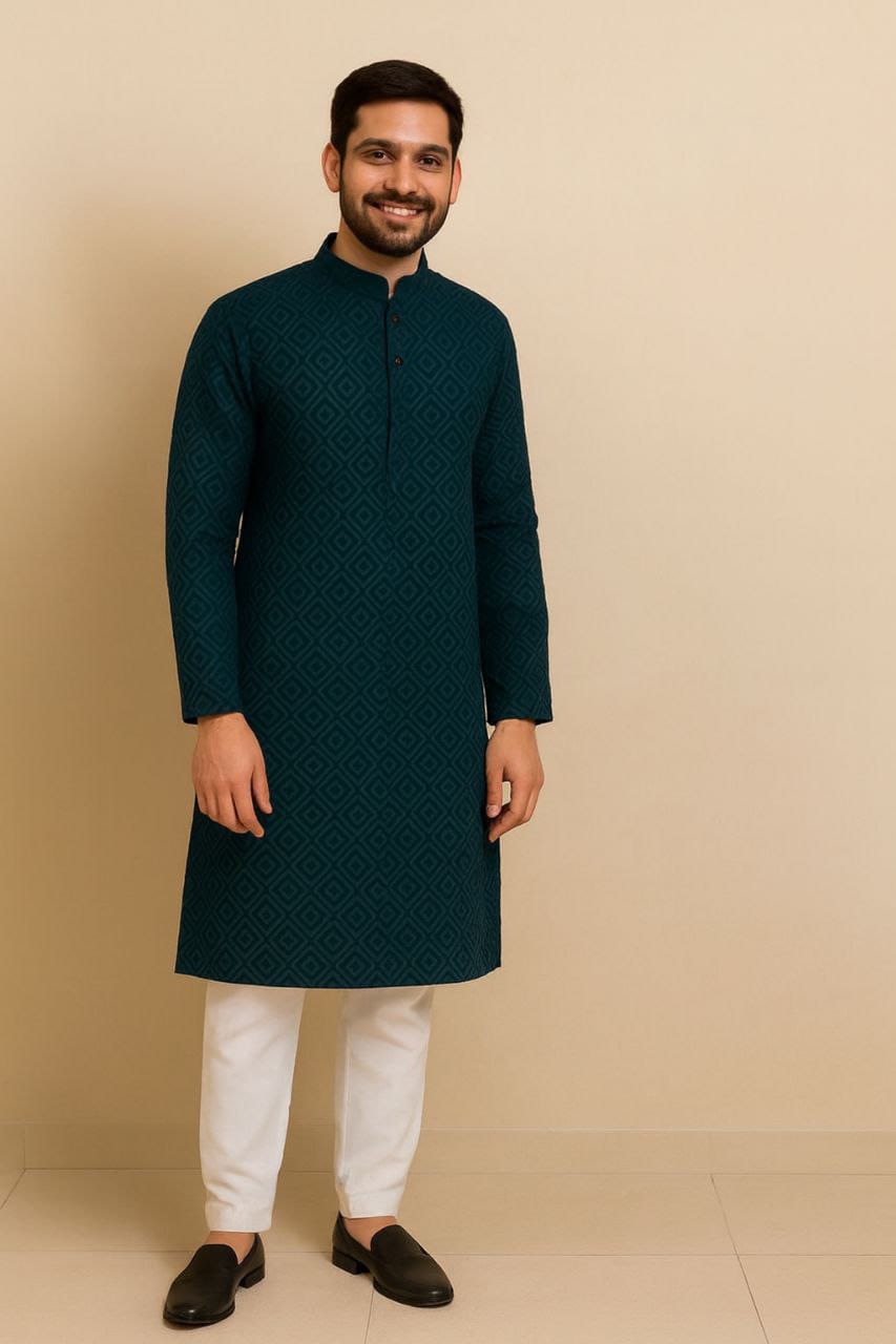 Men's Panjabi Without Pajama, Soft Micro Fabric, 6 Colours