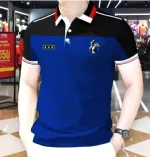 Men's Casual PK Cotton Polo Shirt, Sizes M and XL, 3 Colours