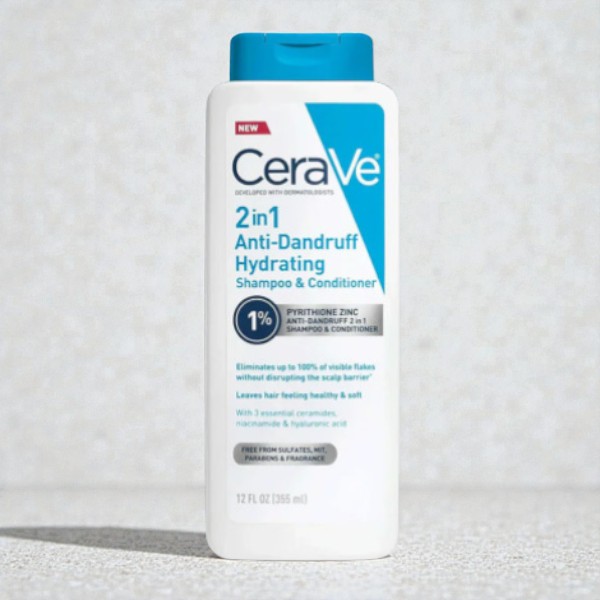 CeraVe 2in1 Anti-Dandruff Hydrating Shampoo and Conditioner 355ml (USA)
