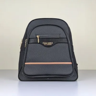 Premium Textured Synthetic Leather Backpack