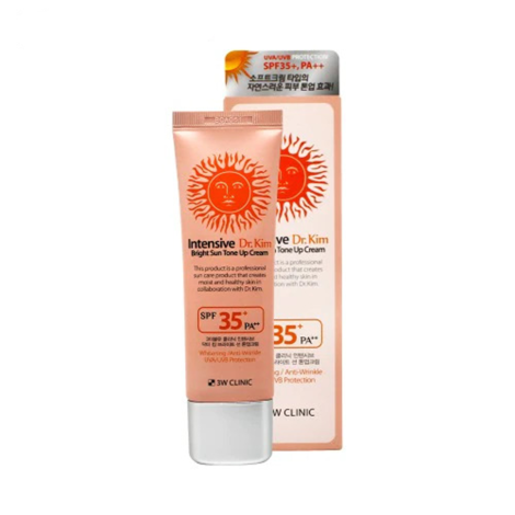 3W Clinic Intensive Dr. Kim Bright Sun Tone Up Cream SPF35+ 50g (Korea)