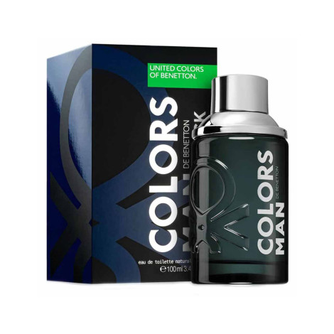 Benetton Colors Black for Man Eau De Toilette 100ml (Spain)