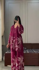 Cotton Silk Two Piece with 42 Inch Kameez, Sizes 36 to 46
