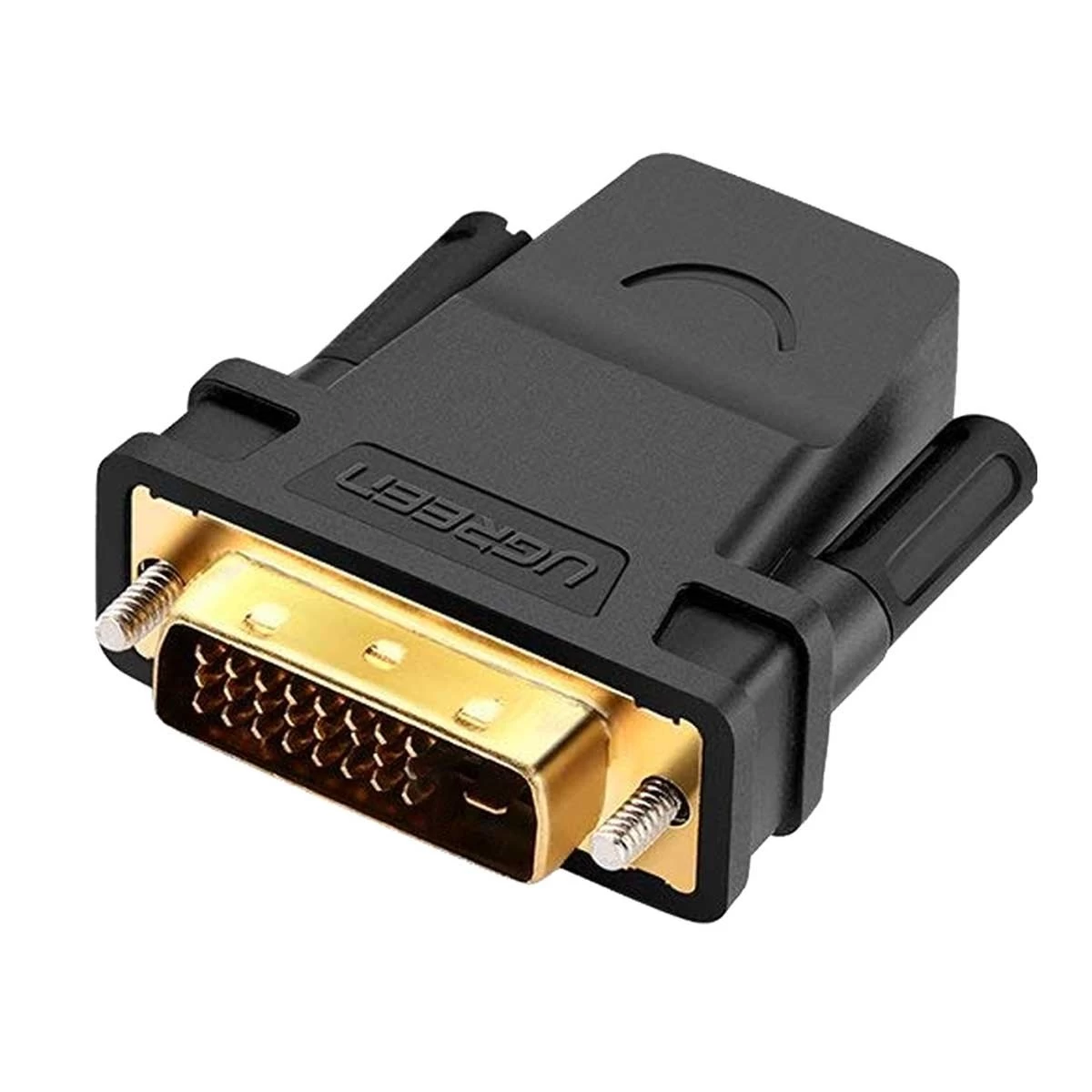 UGREEN 20124 DVI Male to HDMI Female Converter Black