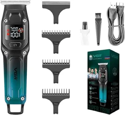 VGR V-964 Rechargeable Digital Display Hair & Beard Trimmer