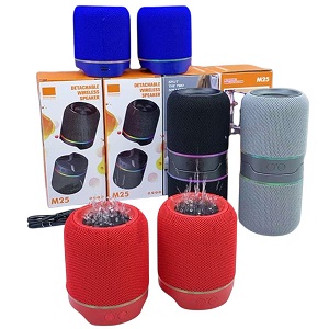 NEW M25 Outdoor Wireless DJ Two-in-one Split Speakers (10W, Bluetooth, LED)