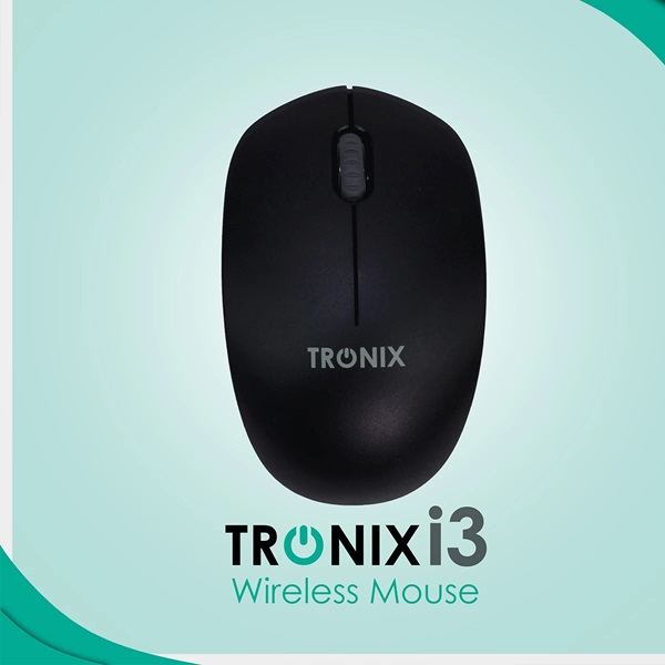 Tronix i3 Black Wireless Mouse