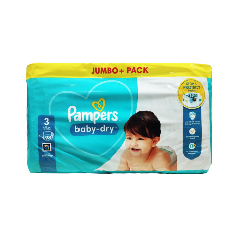Pampers Baby Dry Pants -3 for 6-10kg 98pcs Jumbo Pack (UK)