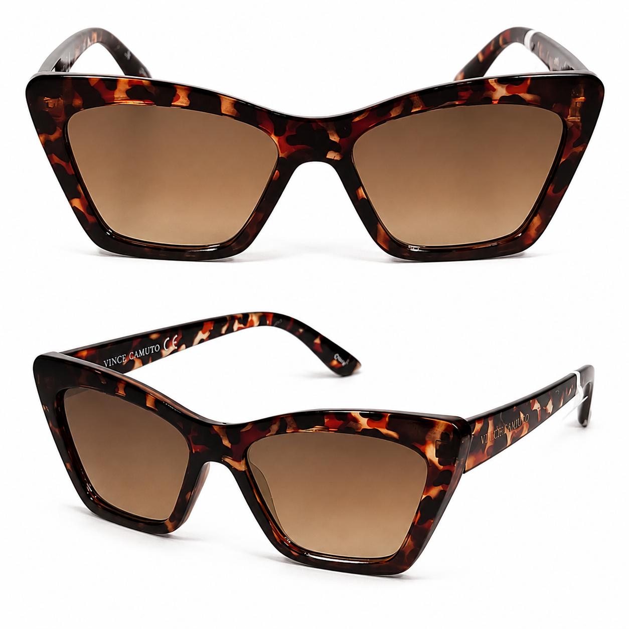 Stylish Tortoise Pattern Frame Sunglass