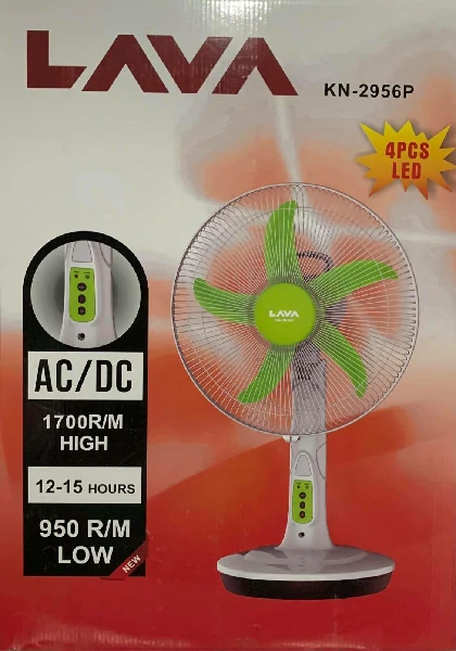 Lava_Rechargeable Fan KN-2956P