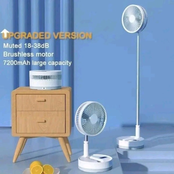 Retractable Rechargeable Table Fan