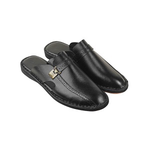 Caesar Half Shoe -Black