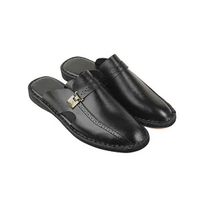 Caesar Half Shoe -Black