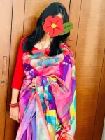 Chanduri Silk Block Print Saree, 5 Colours