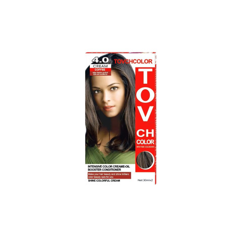 Tovch Hair color 30ml*2 - 4.0 Coffee (China)