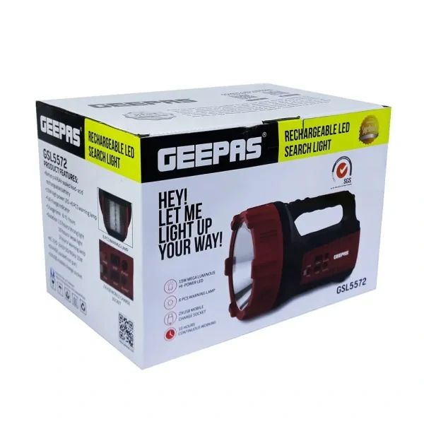 Geepas GSL5572 Rechargeable LED Search Light