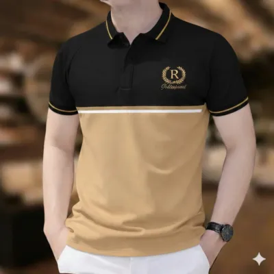 Men's Cotton Polo Shirt with Half Sleeves, 200 GSM, 5 Colours