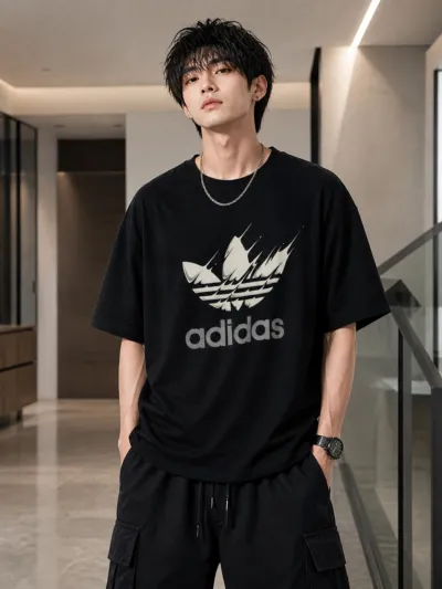 Drop Shoulder T-Shirt for Men and Women, Jersey Cotton, 2 Colours