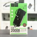 Hoco J155 Shine 20000mAh 22.5W & PD 20W Power Bank with 4 Built-in Cables