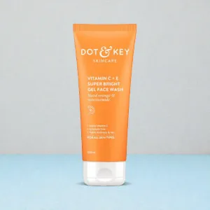 Dot & Key Vitamin C+E Super Bright Gel Face Wash 100ml (India)